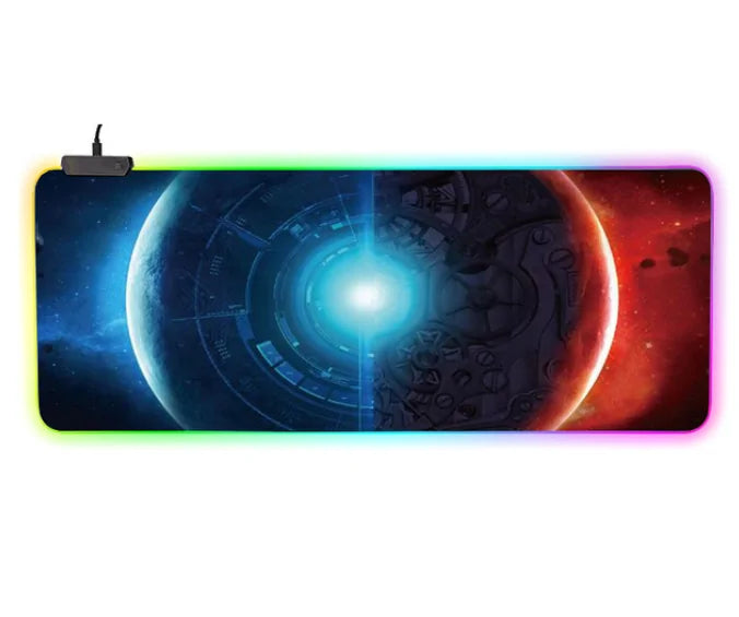 Mousepad gamer com retroiluminação RGB