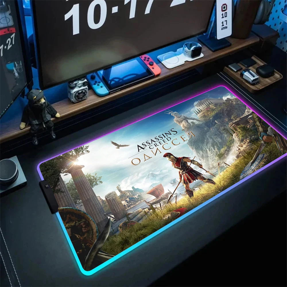 Backlight A-Assassin S Creeds Mousepad