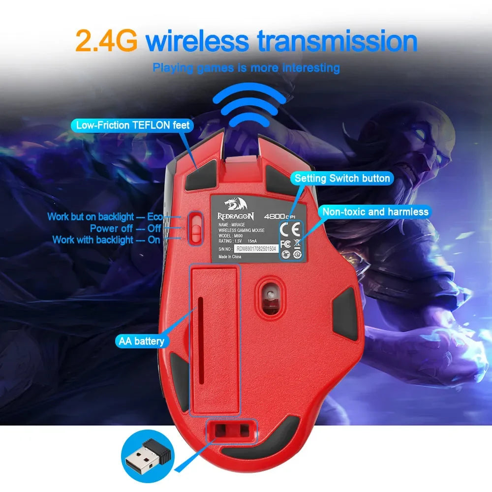 REDRAGON MIRAGE M690 USB Wireless