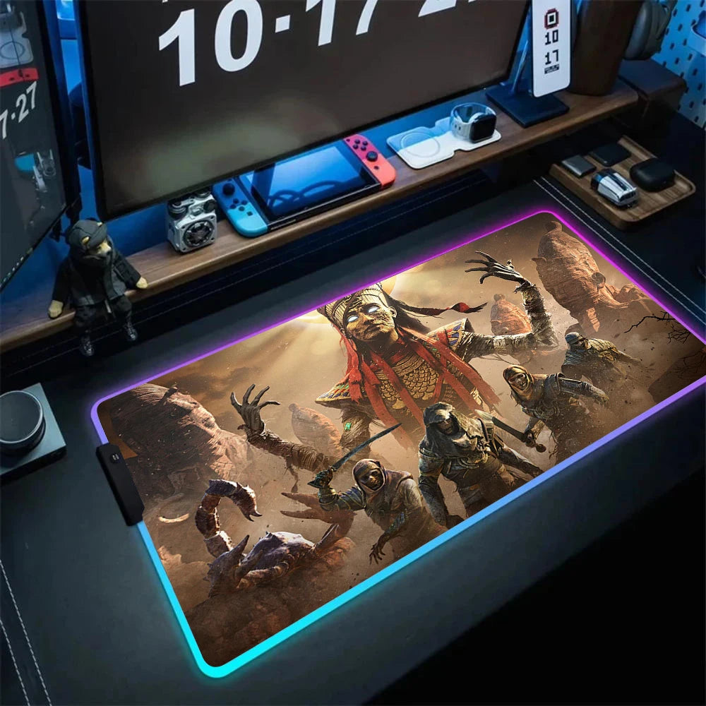 Backlight A-Assassin S Creeds Mousepad