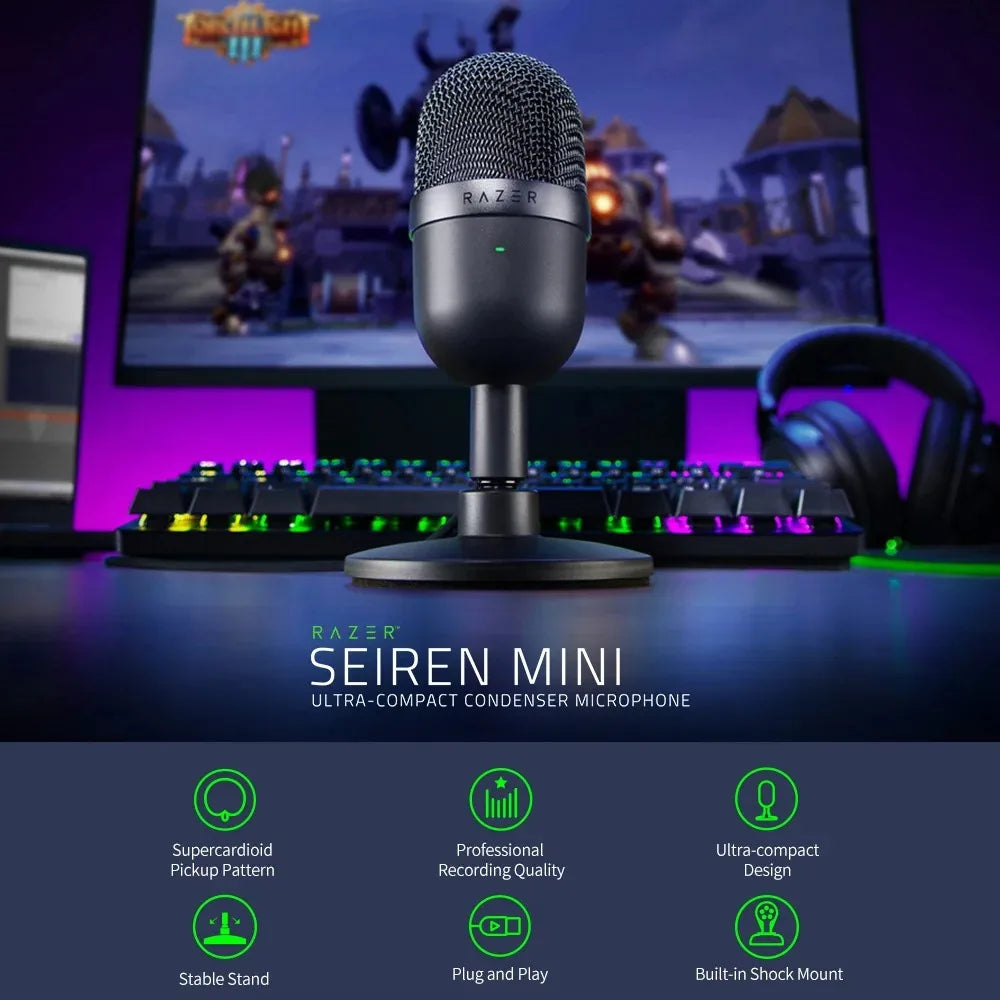 Razer Seiren Mini USB Condenser Microphone