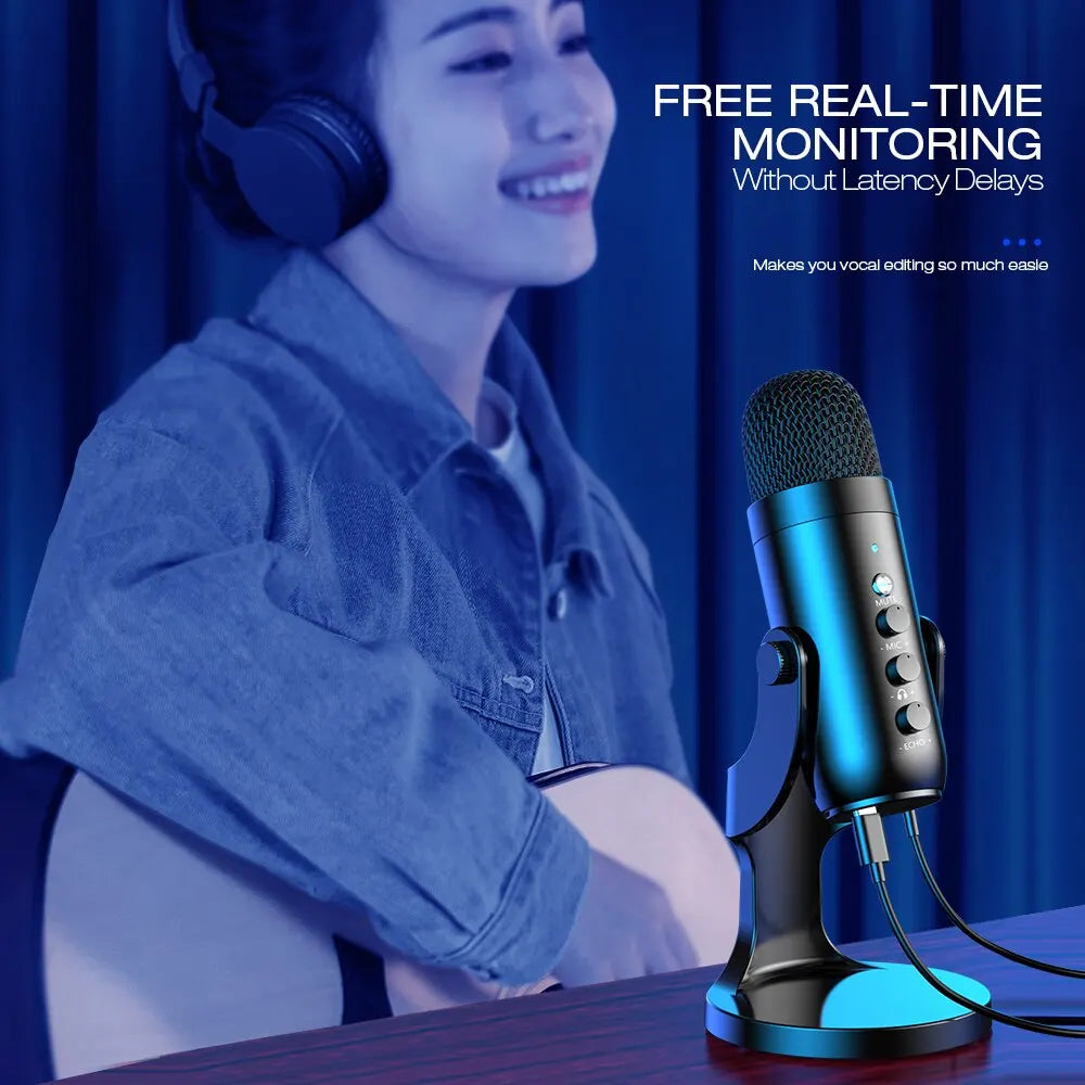 USB Microphone for PC Mac Gaming Recording Streaming Podcasting