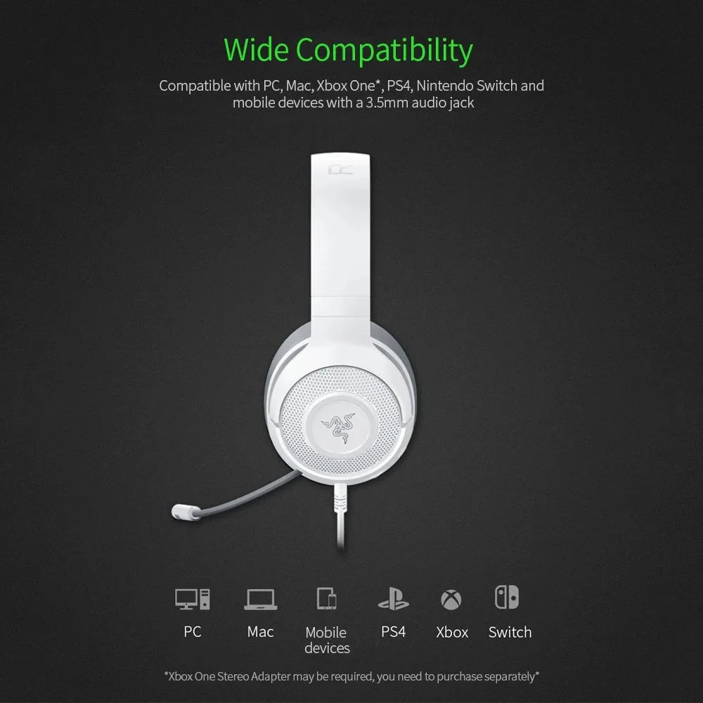 Razer Kraken X-Mercury Gaming Headset 7.1