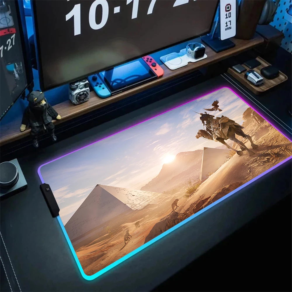 Backlight A-Assassin S Creeds Mousepad