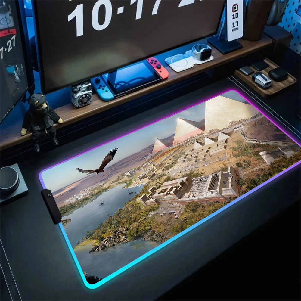 Backlight A-Assassin S Creeds Mousepad