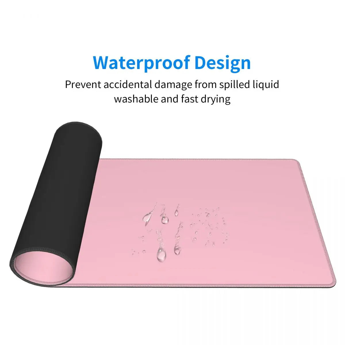 Mousepad Gamer Pink Anti-slip Soft Carpet