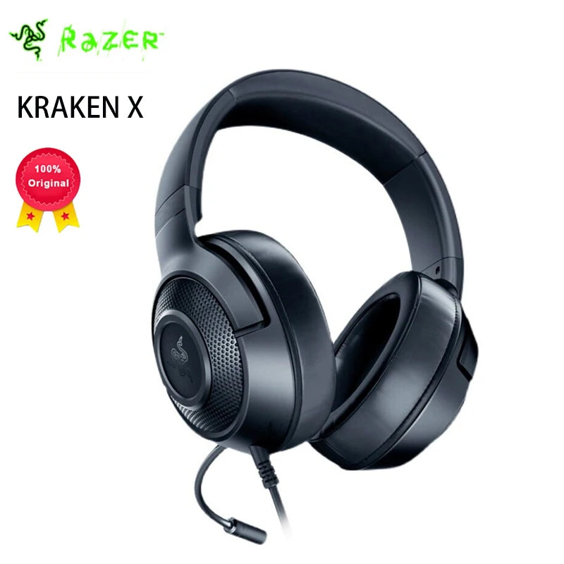 100% Original Razer Kraken X Wired Gaming Earphones Ultra Light Weight