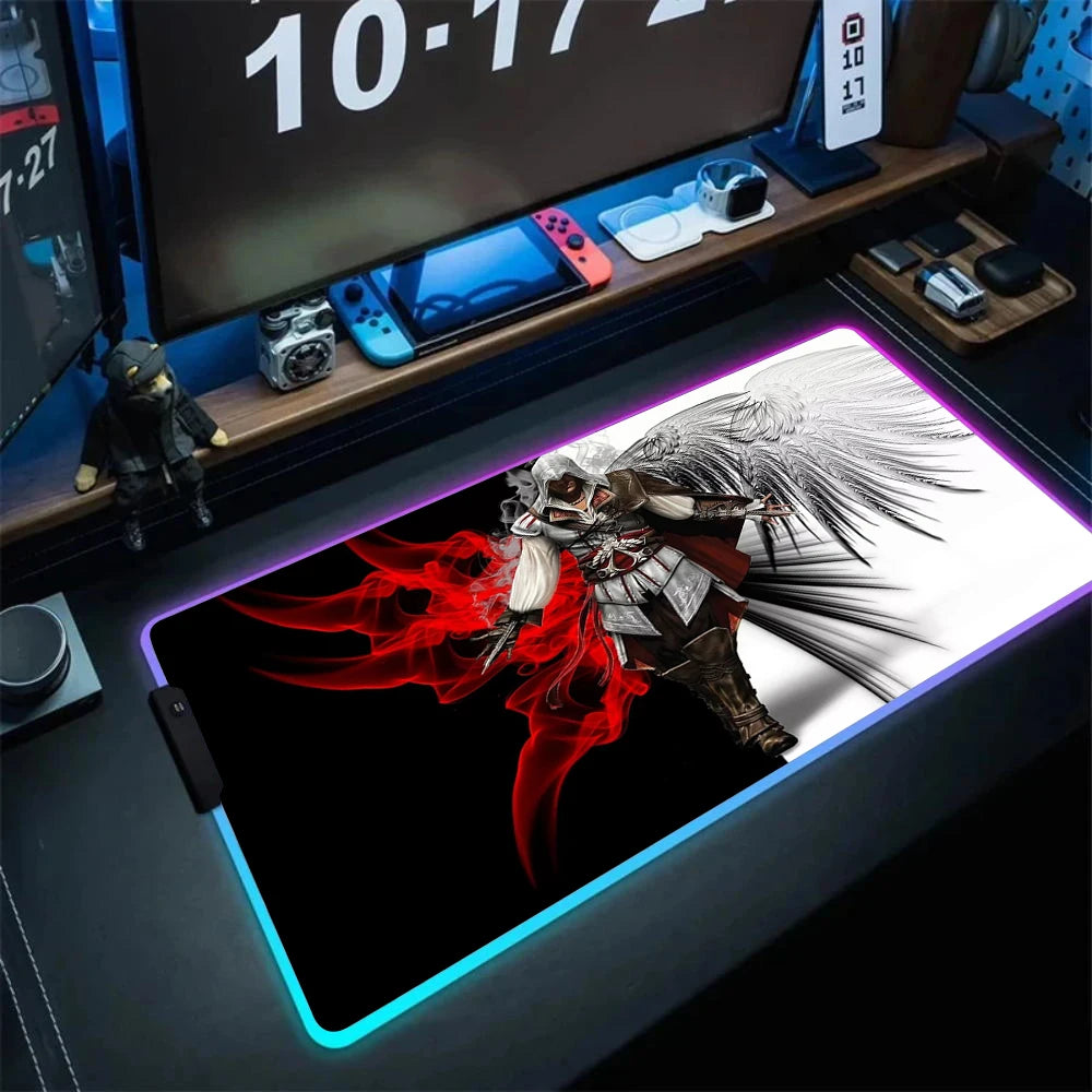 Backlight A-Assassin S Creeds Mousepad