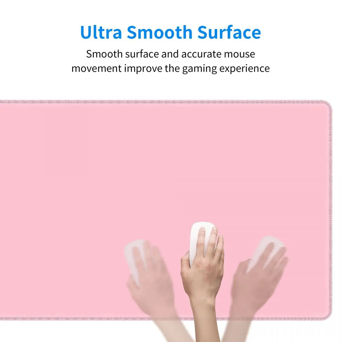 Mousepad Gamer Pink Anti-slip Soft Carpet