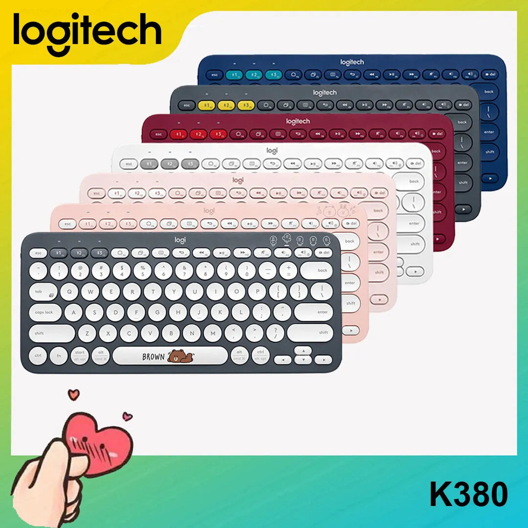 Logitech K380 Bluetooth Multi Device Wireless Keyboard For PC Laptop Computer