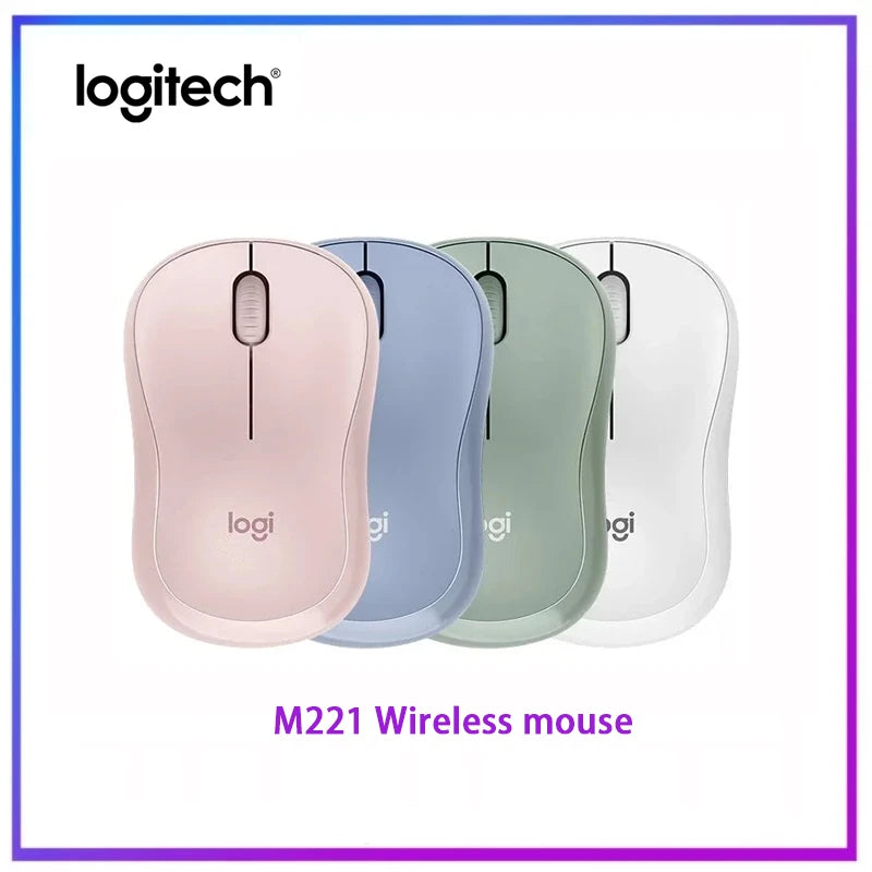 Logitech M221 Wireless Mouse Silent Buttons 2.4GHz USB Mini Receiver