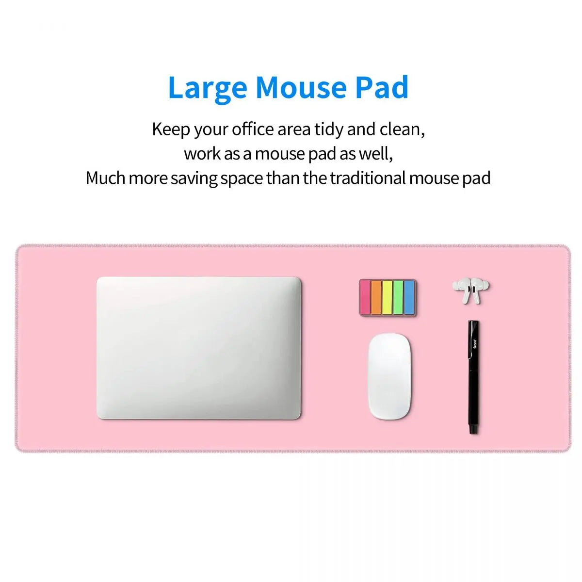 Mousepad Gamer Pink Anti-slip Soft Carpet