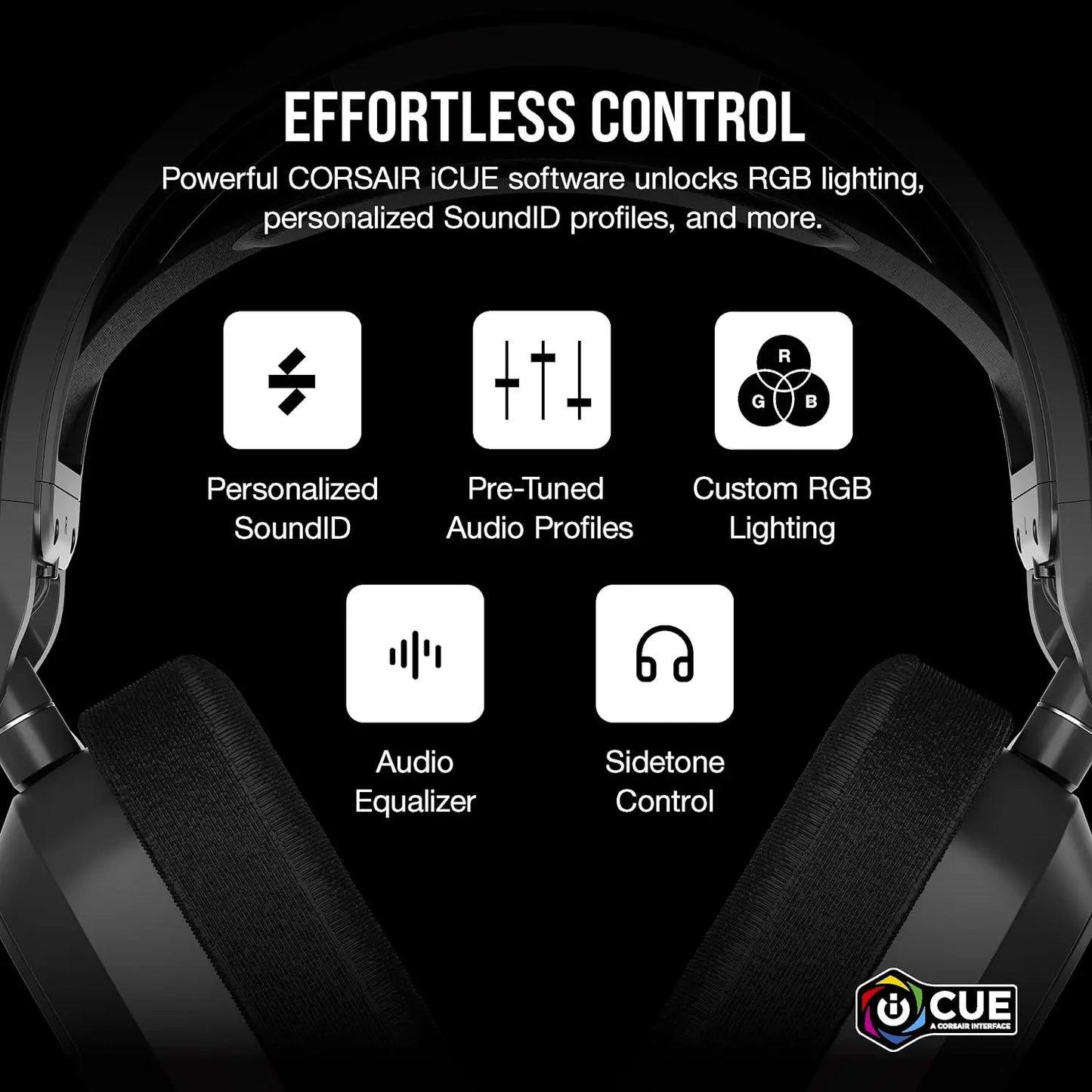 Corsair HS80 MAX Wireless Multiplatform Gaming Headset with Bluetooth