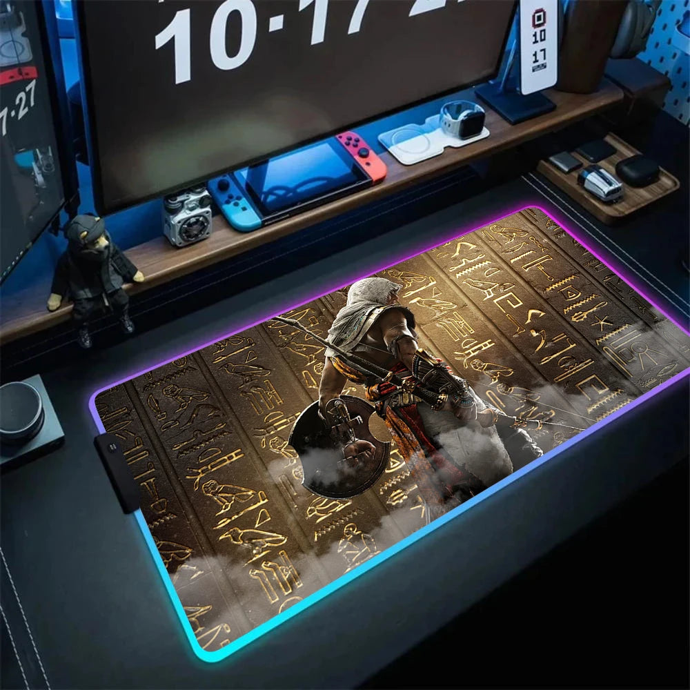 Backlight A-Assassin S Creeds Mousepad