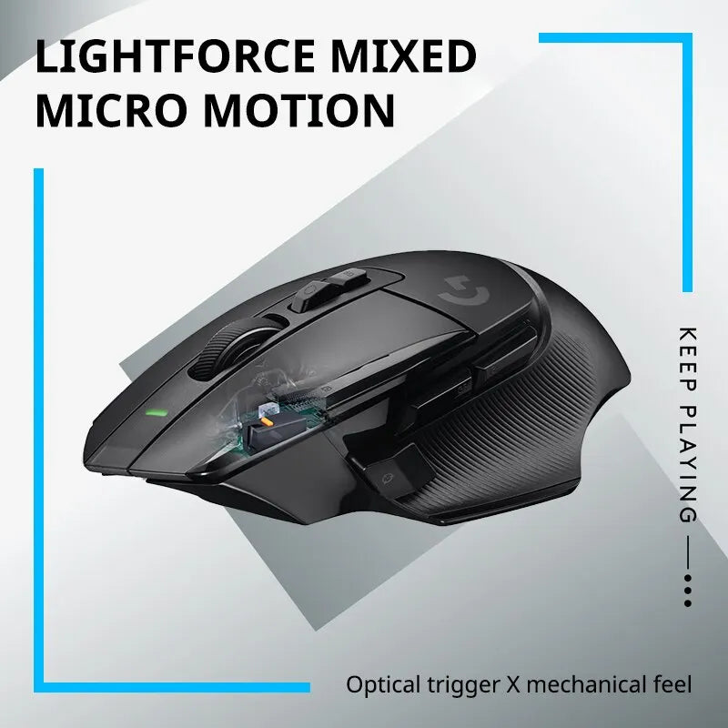 Logitech (G) G502 X Advanced Edition New Optical-mechanical Hybrid Micro HERO Engine Gaming Mouse