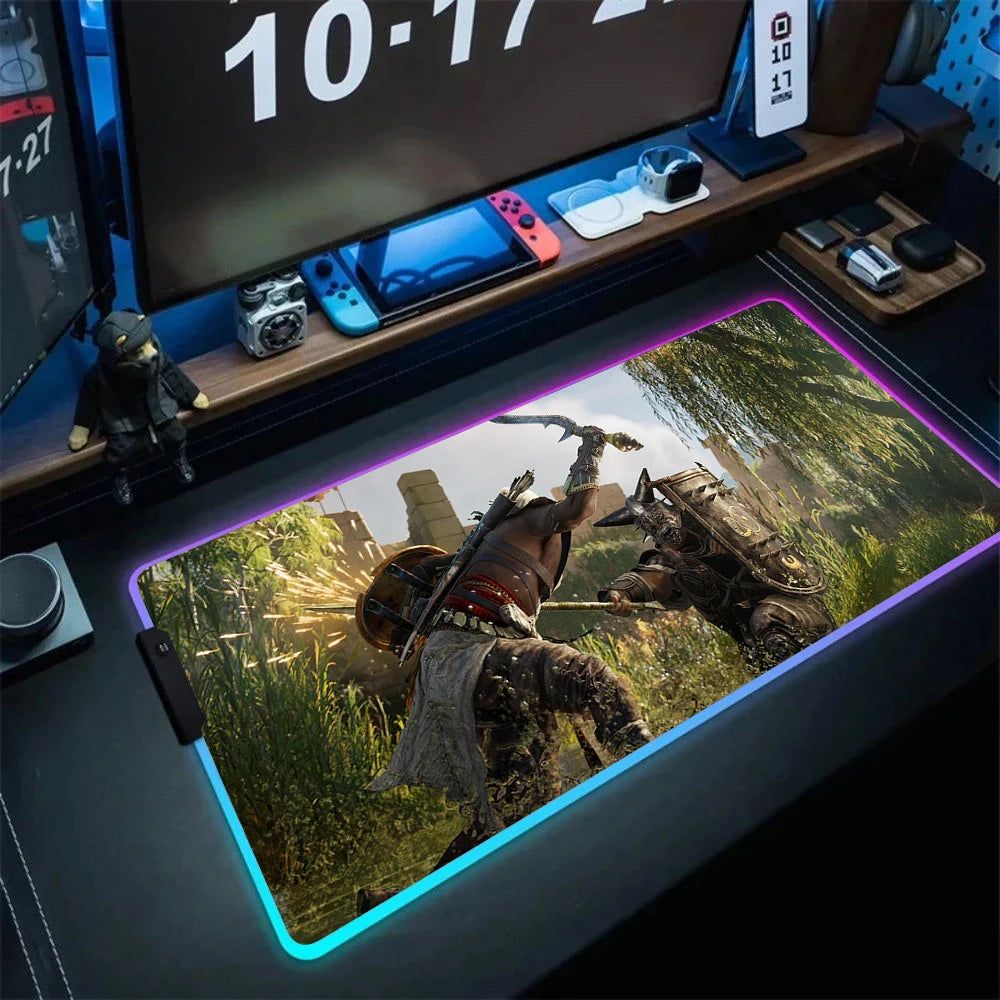 Backlight A-Assassin S Creeds Mousepad