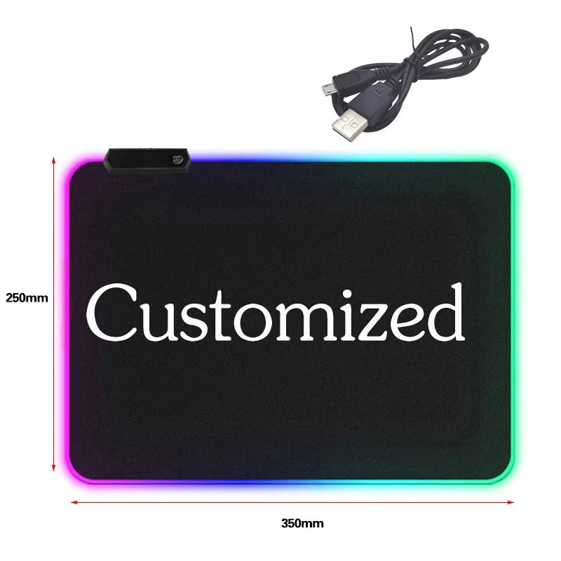 Mousepad gamer com retroiluminação RGB